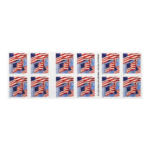 Booklet 2022 US Flags Forever Stamps