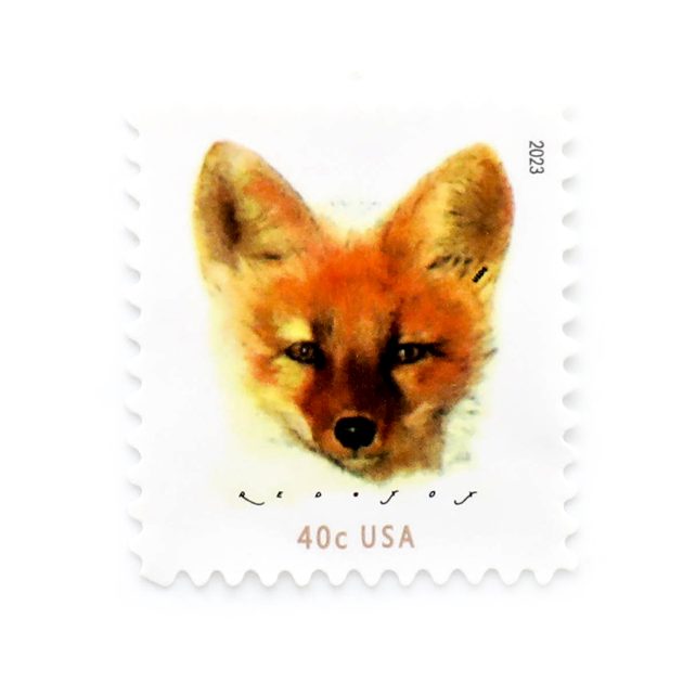 2023 US 40c Red Fox Sheet Stamp