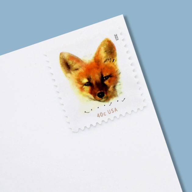 2023 US 40c Red Fox Sheet Stamp