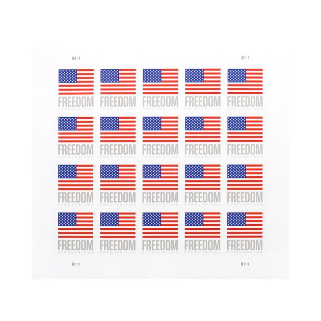 Cheap 2023 US Flag Forever Stamps Sheet