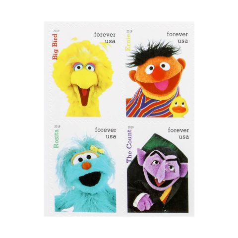 2019 US First-Class Forever Stamp - Sesame Street: Cookie Monster