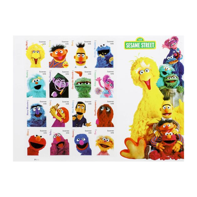 2019 US First-Class Forever Stamp - Sesame Street: Cookie Monster