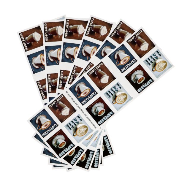 2021 US Espresso Drinks Forever Postage Stamps