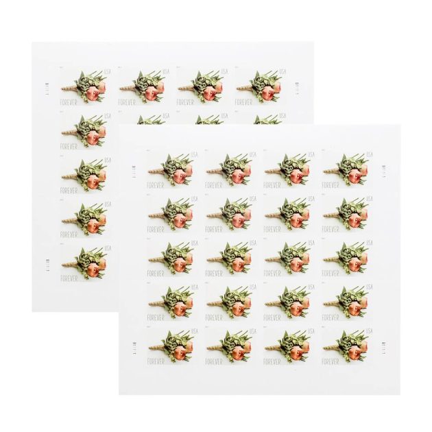 2017 US First-Class Forever Stamp - Wedding Series: Celebration Boutonniere