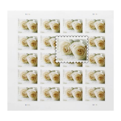 2011 US First-Class Forever Stamp - Wedding Roses