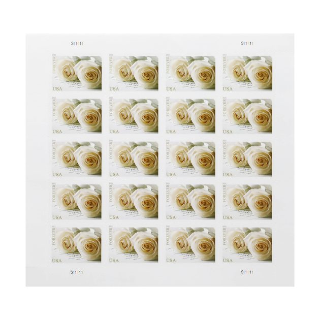 2011 US First-Class Forever Stamp - Wedding Roses