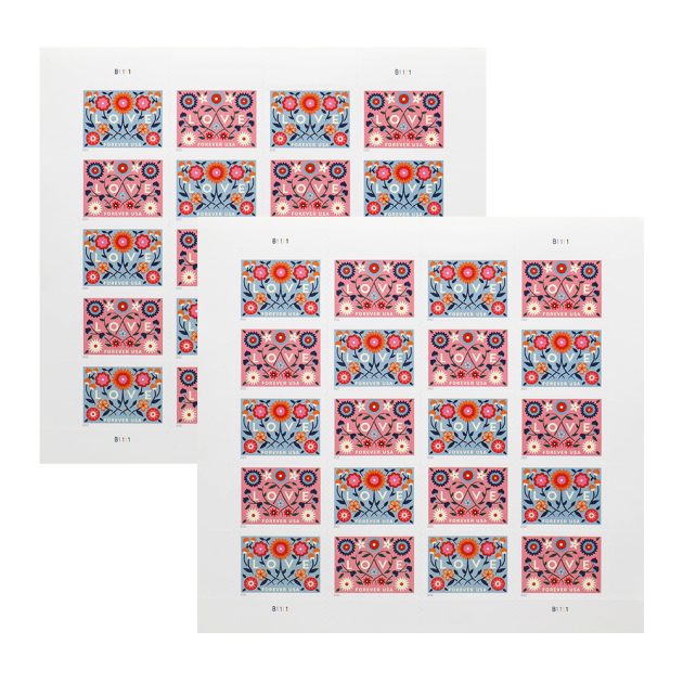 US 2022 Love Forever Stamps Wedding