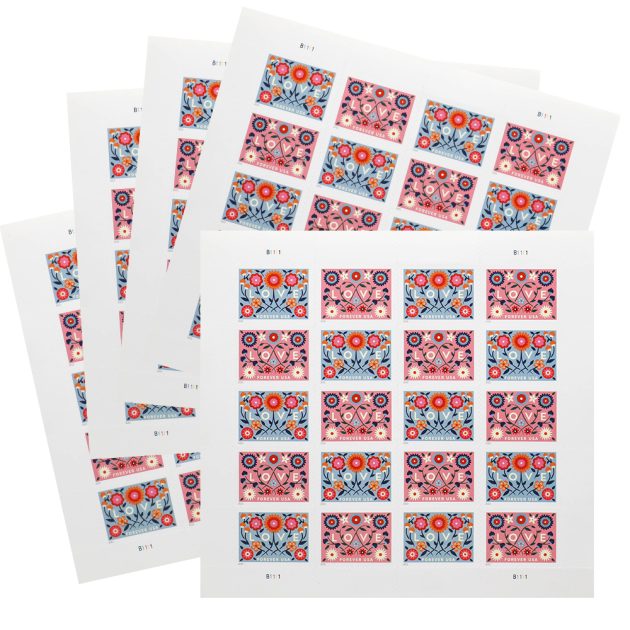 US 2022 Love Forever Stamps Wedding