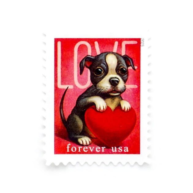 2023 US First-Class Forever Stamps - Love: Kitten & Puppy