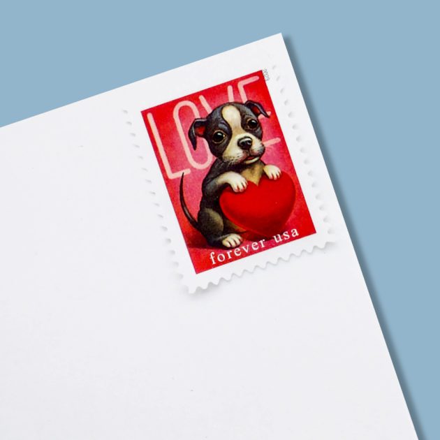 2023 US First-Class Forever Stamps - Love: Kitten & Puppy