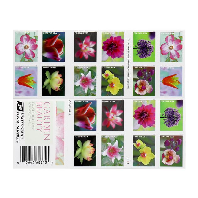 2021 US Garden Beauty Forever Postage Stamps