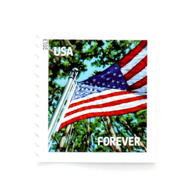 2013 US First-Class Forever Stamp - A Flag for All Seasons: Summer