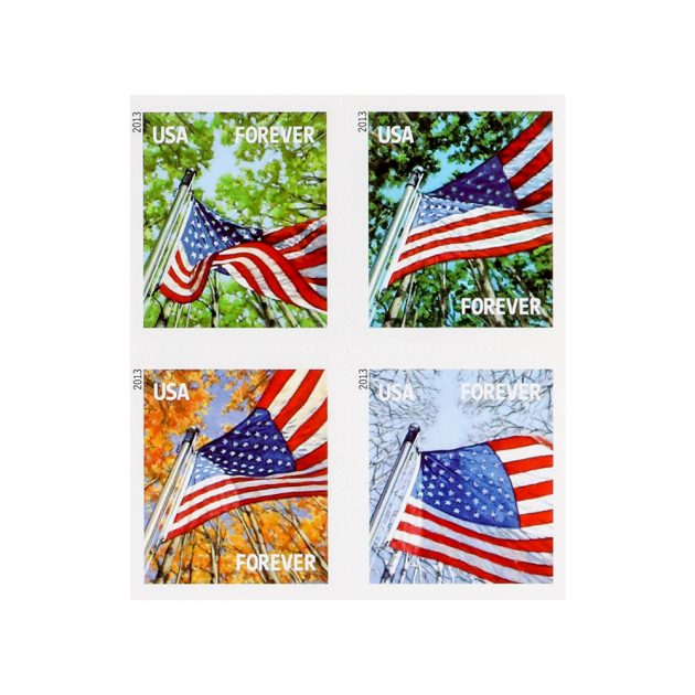 2013 US First-Class Forever Stamp - A Flag for All Seasons: Summer