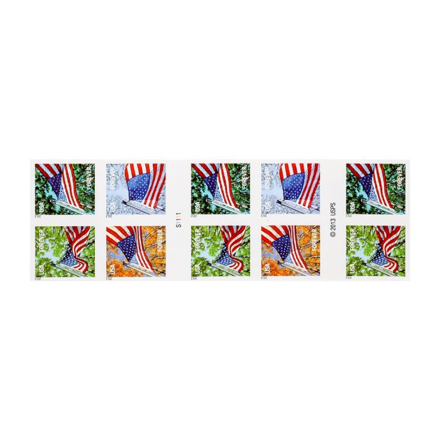 2013 US First-Class Forever Stamp - A Flag for All Seasons: Summer